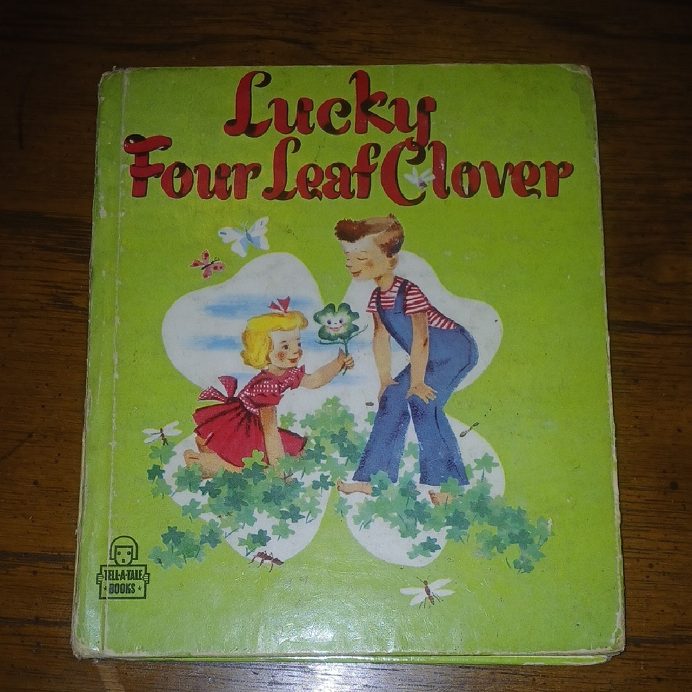 1949 Lucky Four Leaf Clover By Rosalind Lane Antonie Vintage Book